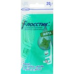 Зубочистка с нитью FLOSSTIK №20 Ментол, 20шт Зубочистка с нитью FLOSSTIK №20 Ментол, 20шт