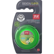 Зубная нить SPLAT Professional DentalFloss с ароматом бергамота и лайма, 30м в магазинах Лента Зубная нить SPLAT Professional DentalFloss с ароматом бергамота и лайма, 30м в магазинах Лента