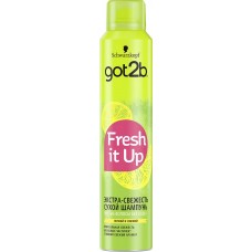 Шампунь сухой для волос GOT2B Fresh it up Экстра-свежесть Легкий и свежий, 200мл в магазинах Лента Шампунь сухой для волос GOT2B Fresh it up Экстра-свежесть Легкий и свежий, 200мл в магазинах Лента