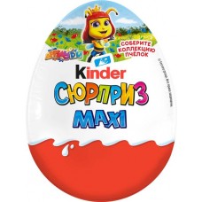 Яйцо шоколадное KINDER СЮРПРИЗ UOVO MAXI с игрушкой, 107г в магазинах Лента