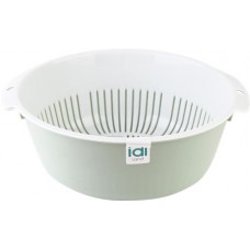 Миска-дуршлаг IDILAND Bergamo 3л, круглая, пластик Арт. 2211309 в магазинах Лента