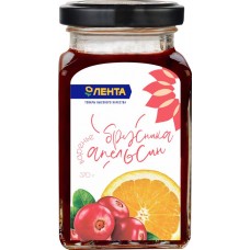 Варенье ЛЕНТА Брусника, апельсин, 370г в магазинах Лента