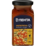 Облепиха ЛЕНТА протертая с сахаром, 370г