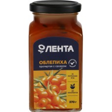Облепиха ЛЕНТА протертая с сахаром, 370г в магазинах Лента