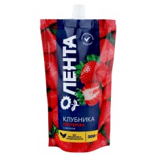 Клубника ЛЕНТА протертая с сахаром, 300г в магазинах Лента