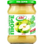 Пюре фруктовое ABC Будь здоров Яблоко, без сахара, 450г