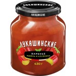 Варенье ЛУКАШИНСКИЕ Ревень и клубника, 430г