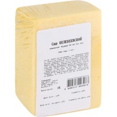Сыр полутвердый БЕЛЕБЕЕВСКИЙ Башкирский Медовый 50%, без змж, весовой в магазинах Лента