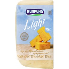 Сыр КИПРИНО Light 15%, без змж, весовой в магазинах Лента