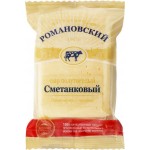 Сыр РОМАНОВСКИЙ МАСЛОСЫРОДЕЛ Сметанковый 50%, без змж, 200г