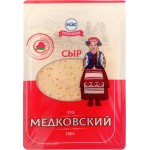 Сыр РОГАЧЕВЪ Медковский 35%, нарезка, без змж, 150г