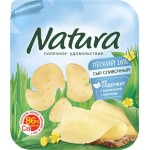 Сыр NATURA Сливочный Легкий 30%, нарезка, без змж, 300г