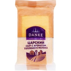 Сыр DANKE Царский с ароматом топленого молока 45%, без змж, 180г в магазинах Лента