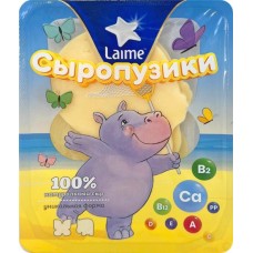 Сыр LAIME Сыропузики Гауда 45%, нарезка, без змж, 60г в магазинах Лента