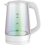 Чайник электрический HOMECLUB KEGX8023-GS стеклянный черный, белый