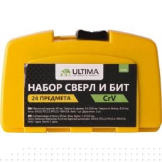 Набор сверл и бит ULTIMA 24 предмета, Арт. 113600 в магазинах Лента