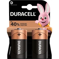 Элемент питания DURACELL Basic LR20, 2шт в магазинах Лента