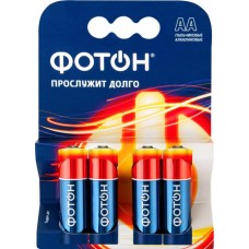 Элемент питания ФОТОН АА, 4шт в магазинах Лента
