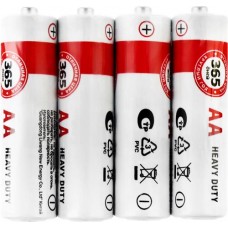 Элемент питания 365 ДНЕЙ АА солевой Арт. CZR604, 4шт в магазинах Лента