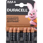 Элемент питания DURACELL Basic ААA, 6шт
