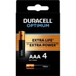 Элемент питания DURACELL Optimum AAA, 4шт