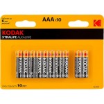 Батарейки KODAK Xtralife Alkaline LR03-8+2BL K3A-8+2, 10шт