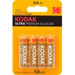 Батарейки KODAK Ultra Premium Alkaline LR6-4BL KAA-4UD Б0005248, 4шт