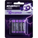 Элемент питания ENERGY BY LENTEL Alkaline battery, Арт. AAA LR03-4B