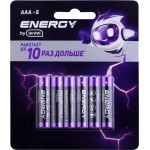 Элемент питания ENERGY BY LENTEL Alkaline battery, Арт. AAA LR03-6B