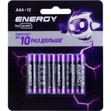 Элемент питания ENERGY BY LENTEL Alkaline battery, Арт. AAA LR03-12B в магазинах Лента