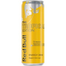 Напиток энергетический RED BULL Tropical Edition газированный, 0.355л в магазинах Лента