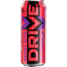 Напиток энергетический DRIVE ME Смесь ягод газированный, 0.449л в магазинах Лента