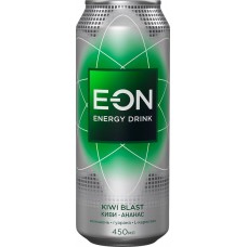 Напиток энергетический E-ON Kiwi blast газированный, 0.45л в магазинах Лента