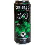 Напиток энергетический ГЕНЕЗИС Genesis green star газированный, 0.5л