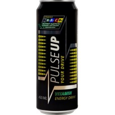 Напиток энергетический PULSEUP Drive тонизирующий газированный, 0.45л в магазинах Лента