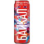 Напиток энергетический БАЙКАЛ Natural Energy Земляника, черная вишня, 0.45л