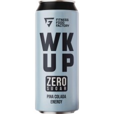 Напиток энергетический WK UP Fitness Food Factory Пина колада тонизирующий газированный, 0.45л в магазинах Лента
