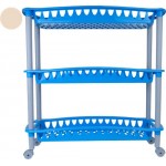 Этажерка БЫТПЛАСТ Джулия, 3 секции, узкая Арт. 4312415