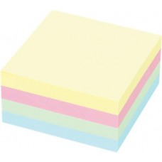 Стикеры STAFF Profit 7,6х7,6см, пастельные, 4 цвета, 400 листов в магазинах Лента