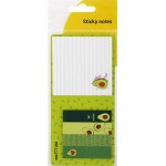 Флажки-закладки MESHU Avocado самоклеящиеся блоки, 7,4х7,4см, 6х1,5см, 25листов, Арт. MS_87859