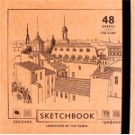 Скетчбук PROF-PRESS 48 листов, на резинке, 16,5х16,5см, в ассортименте Скетчбук PROF-PRESS 48 листов, на резинке, 16,5х16,5см, в ассортименте