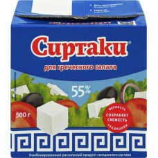 Продукт рассольный комбинированный СИРТАКИ Original Для греческого салата 55%, 500г в магазинах Лента