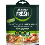 Пакеты для запекания MASTER FRESH жаропрочные клипсы, 5шт
