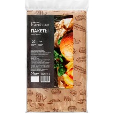 Пакеты бумажные HOMECLUB Promo 17х30см, 20шт в магазинах Лента