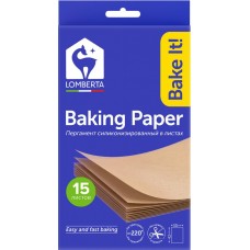 Пергамент для выпечки LOMBERTA в листах, Арт. 720669, 15шт в магазинах Лента