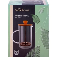 Френч-пресс HOMECLUB Pan-Asia, 600мл в магазинах Лента