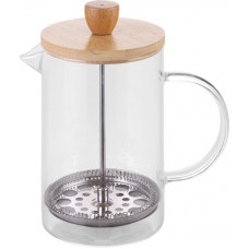Френч-пресс HOMECLUB Albero, стекло, нержавеющая сталь, бамбук, 800мл, Арт. XCH-FP2 в магазинах Лента