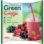 Смесь для смузи МОРОЗКО Green клубника, вишня и черная смородина, 300г Смесь для смузи МОРОЗКО Green клубника, вишня и черная смородина, 300г