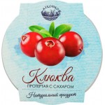 Клюква ЛУКОШКО протертая с сахаром, 200г