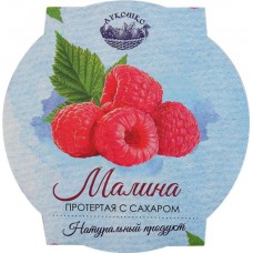 Малина ЛУКОШКО протертая с сахаром, 200г в магазинах Лента